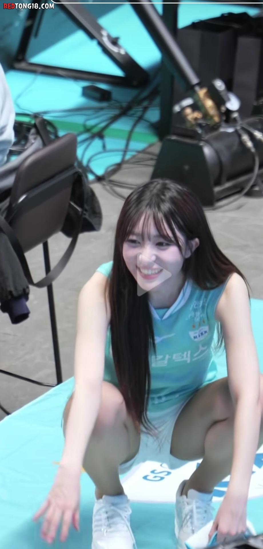 치어리더 사타구니