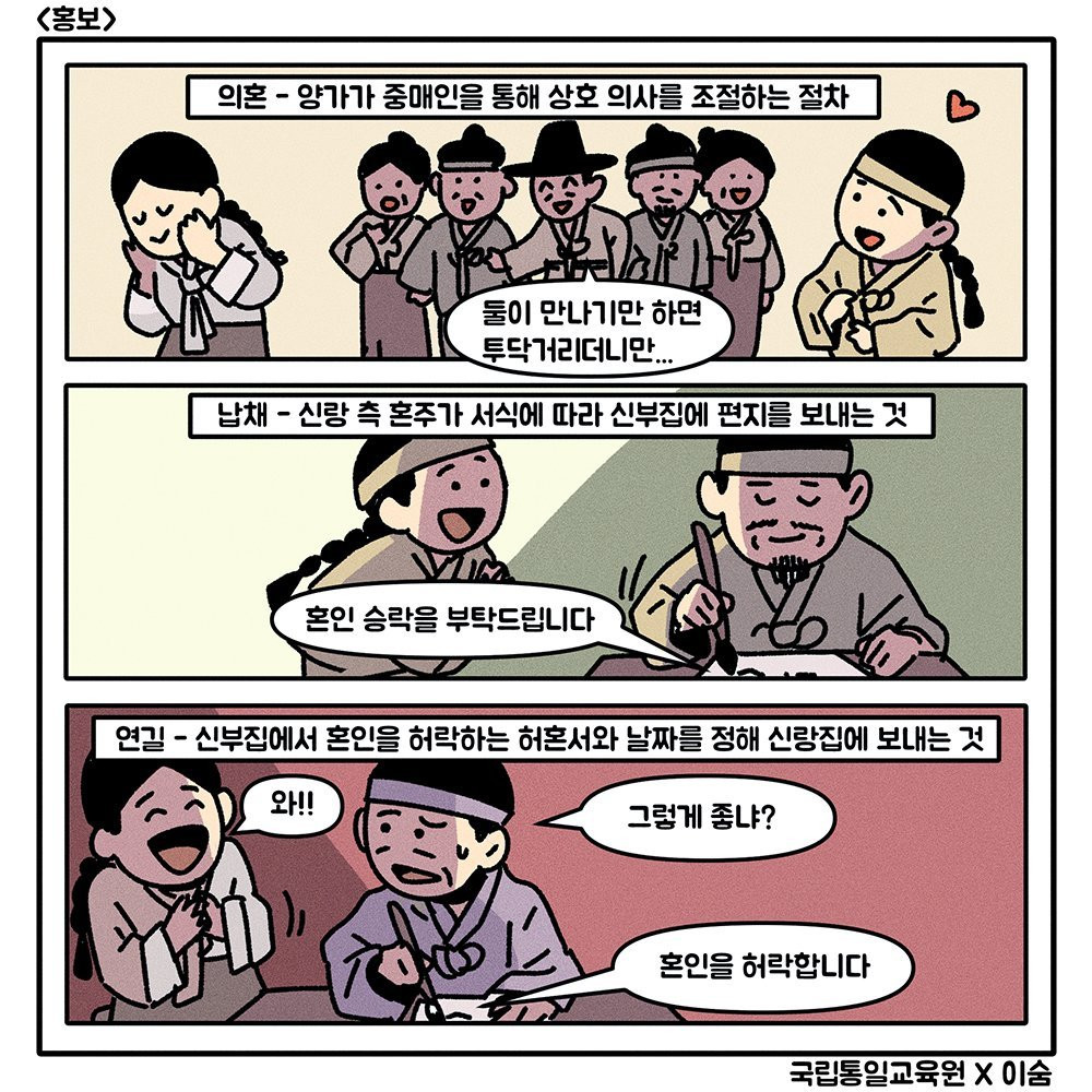 조선시대 결혼 만화