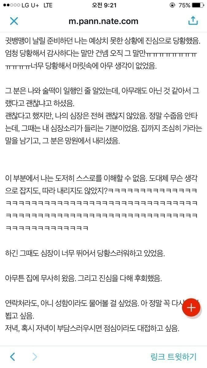 지하철에서 첨보는 남자가 만진썰