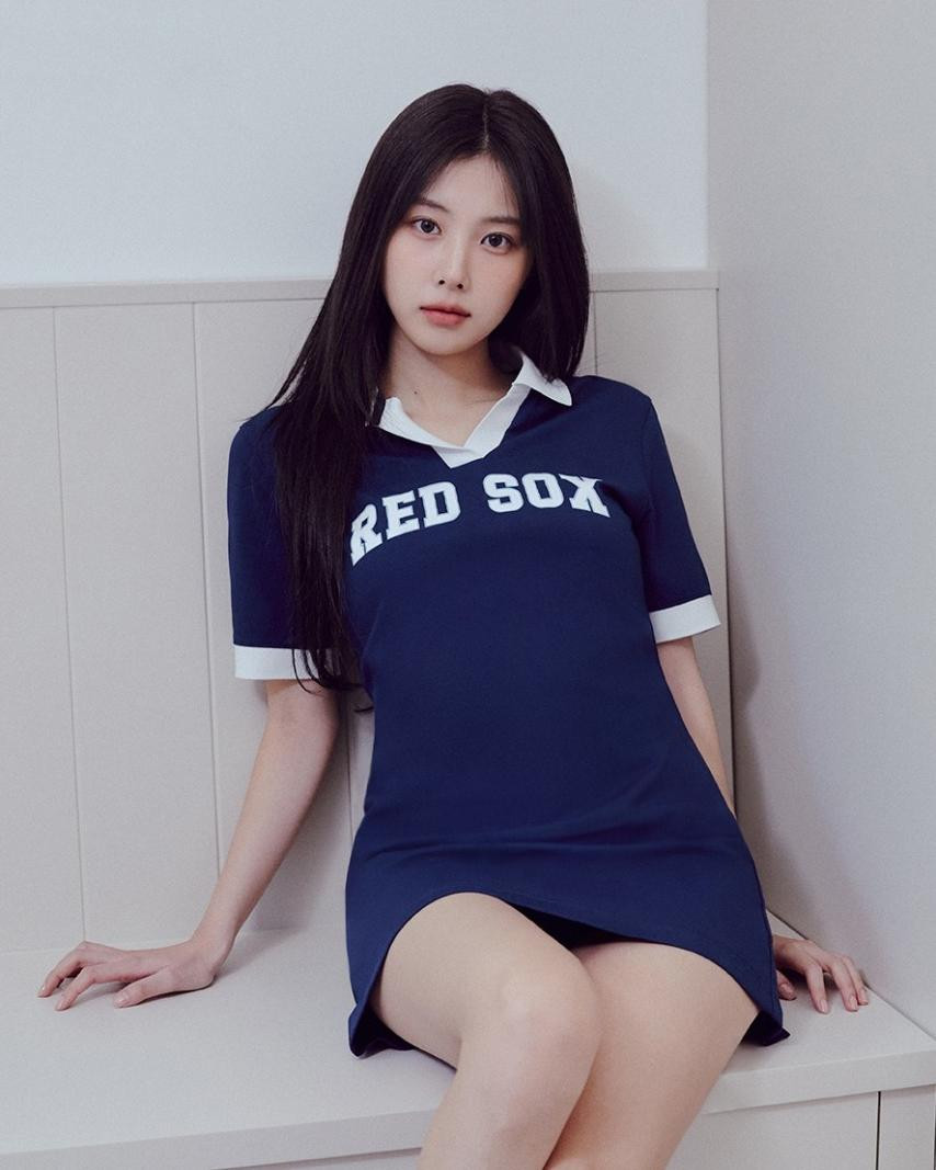 [아이즈원] 바이커쇼츠 은근한 엉벅지 라인 강혜원 - MLB Korea