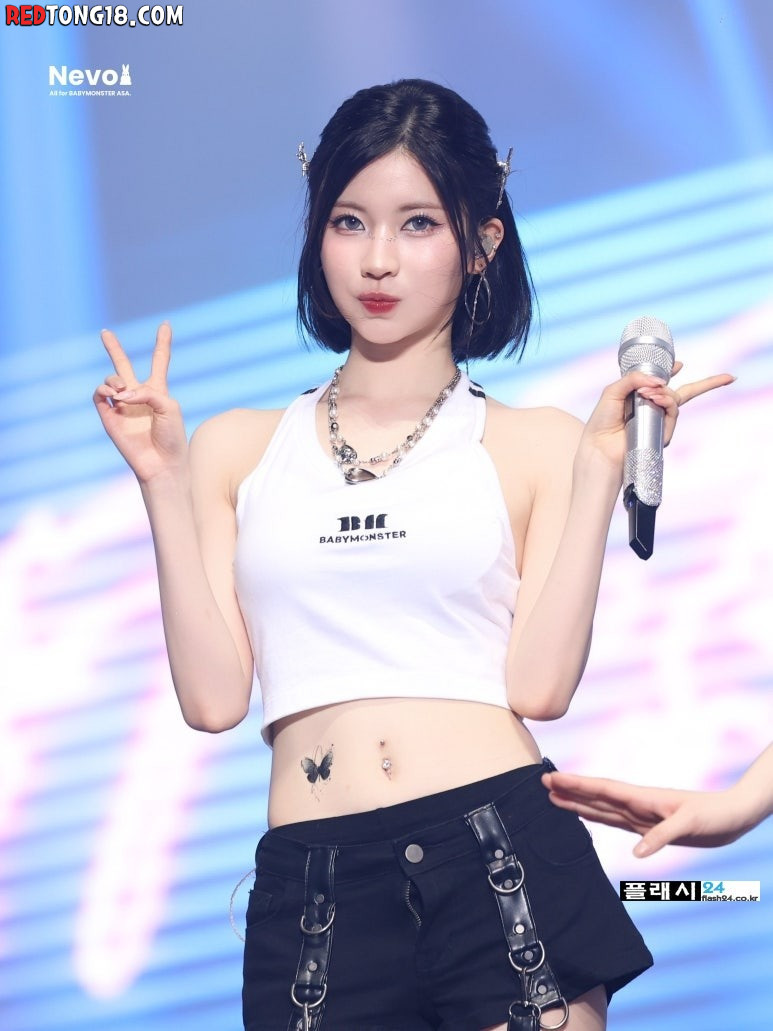 베이비몬스터 아사의 나시티 팬서비스