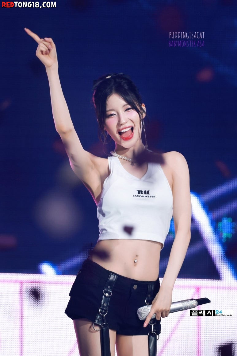 베이비몬스터 아사의 나시티 팬서비스