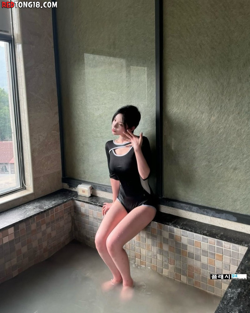 조연주 치어리더 남성 잡지 촬영중