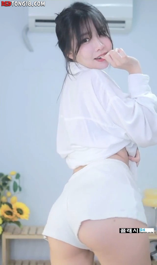 ㅇㅎ)화이트 셔츠 걷어 올린 bj 이아린
