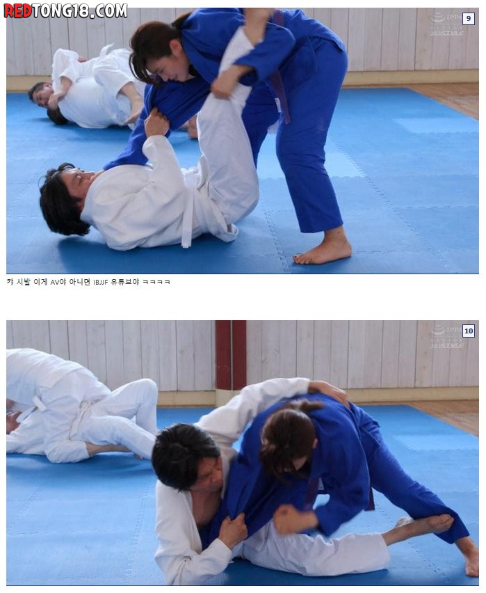 일본 야동 주짓수 기술을 보고 감탄한 주짓수갤러 