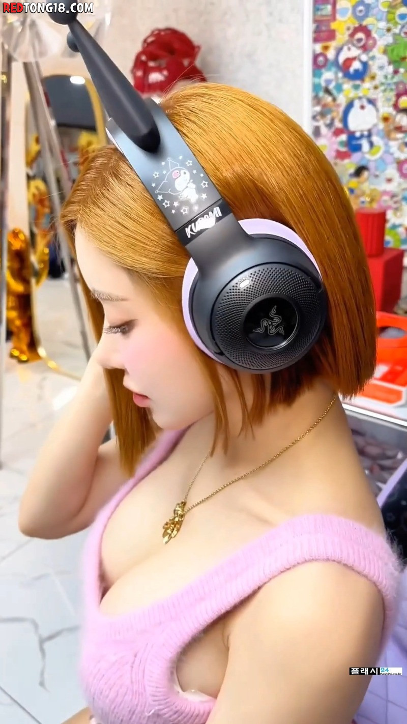 DJ 소다 니트 민소매