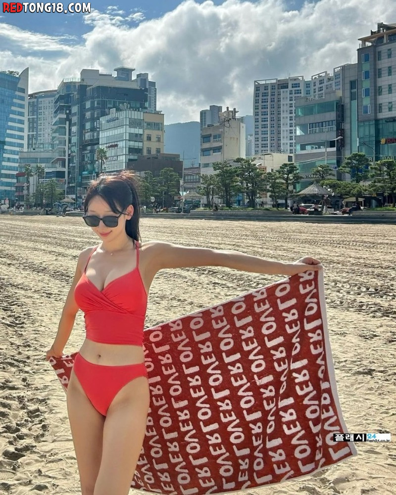 ㅇㅎ)치어리더 허수미 수영복 셀카