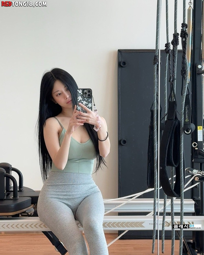 오늘의 필라테스 인증녀
