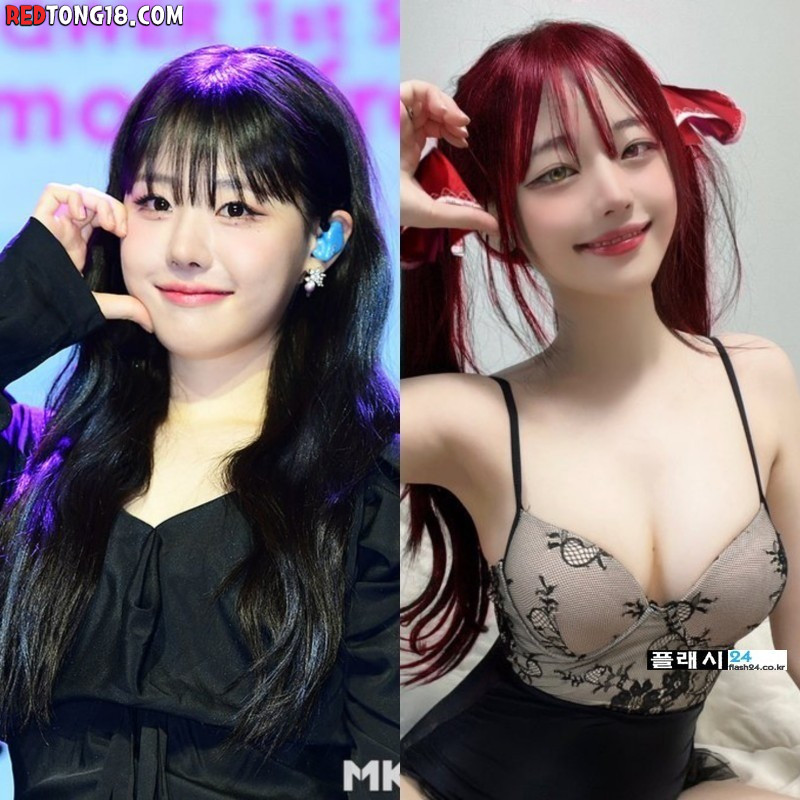 QWER 히나 데뷰 전 후