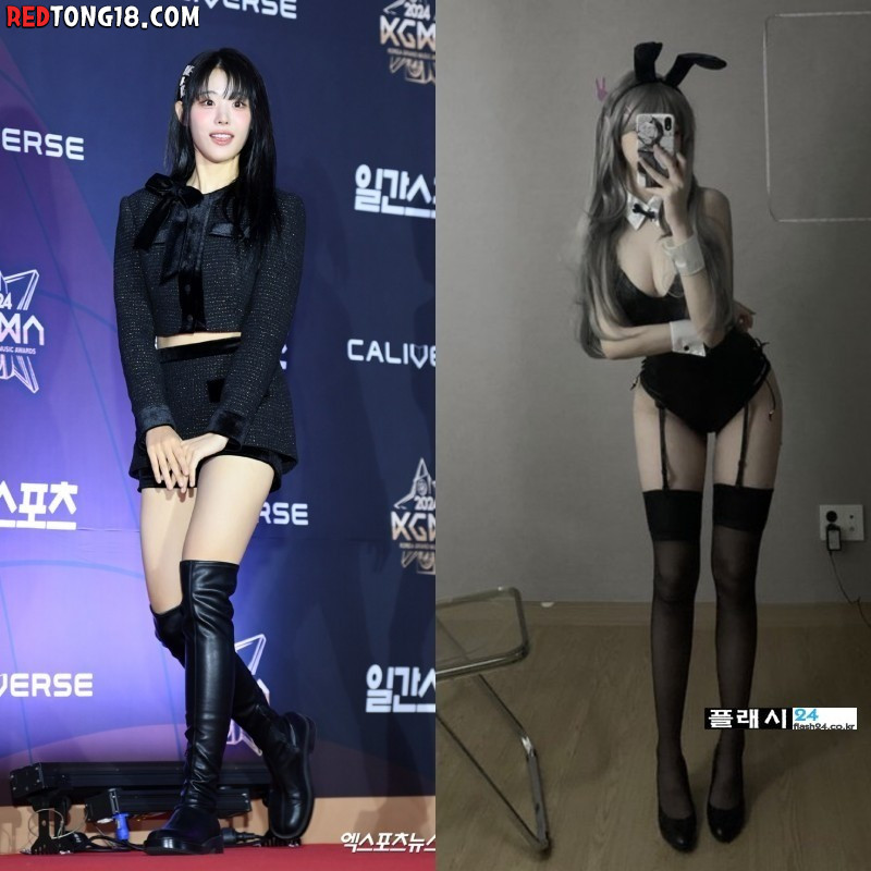 QWER 히나 데뷰 전 후