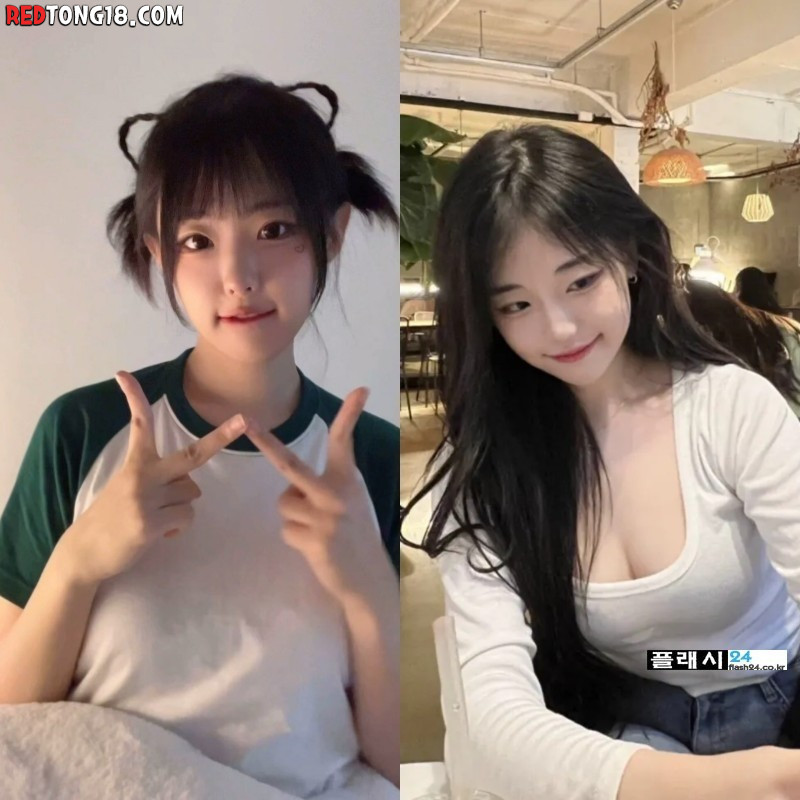 QWER 히나 데뷰 전 후