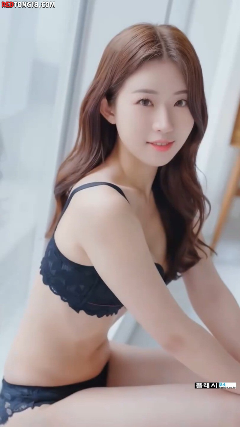 출근 준비하는 모델 서희