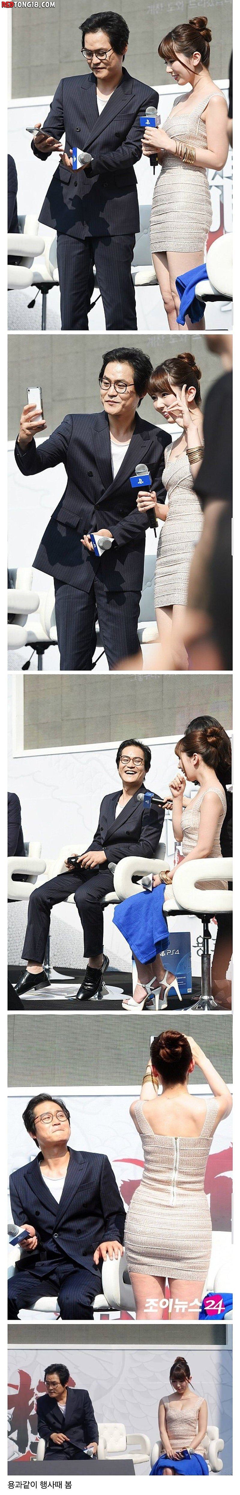 눈앞에서 AV 여배우를 본 한국 배우 