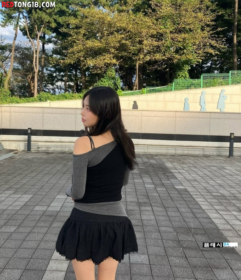 ㅇㅎ)치어리더 김나현 빨간 유니폼 원피스