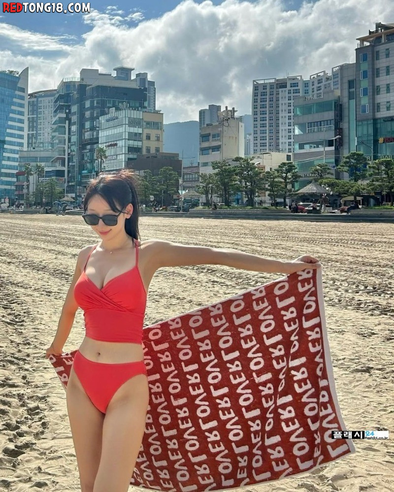 ㅇㅎ)치어리더 허수미 수영복 셀카