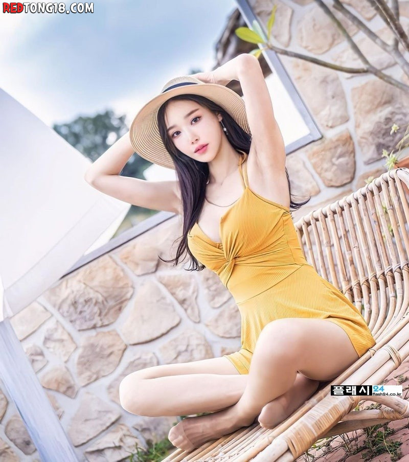 레이싱모델 유리안 거기에 타투가있구나