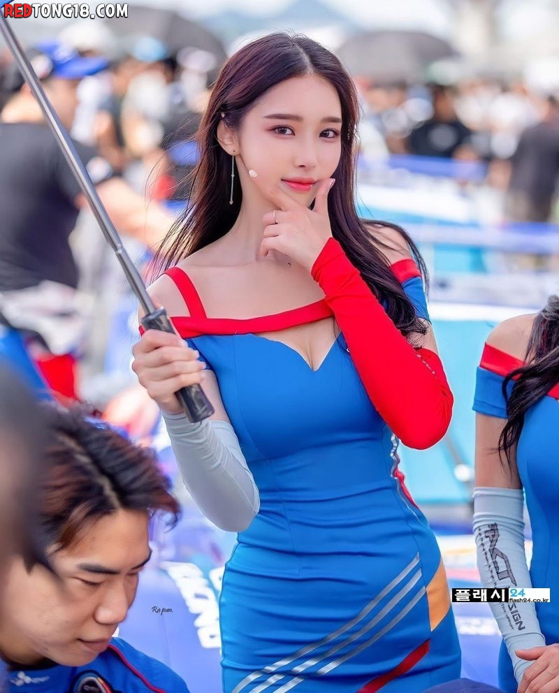레이싱모델 유리안 거기에 타투가있구나