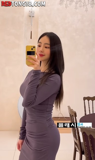 ㅇㅎ)양정원 타이트한 보라색 원피스