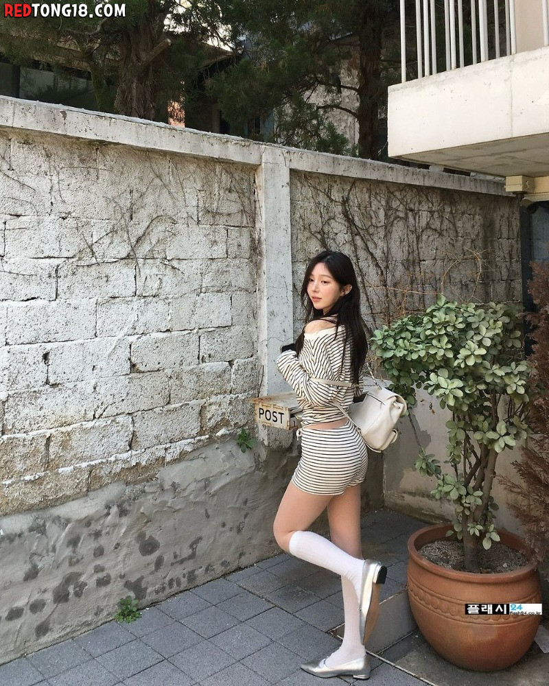 데이트룩에 충실한 처자