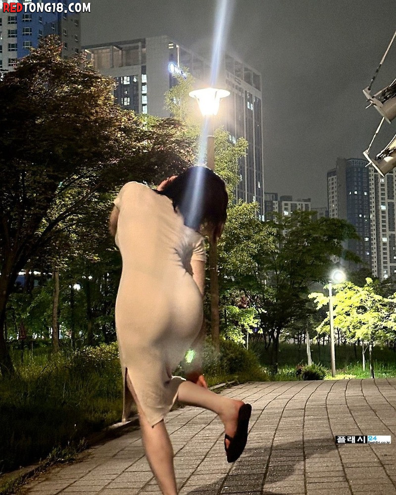 ㅇㅎ)미시룩입고 나들이 나온 명아추 실제 느낌