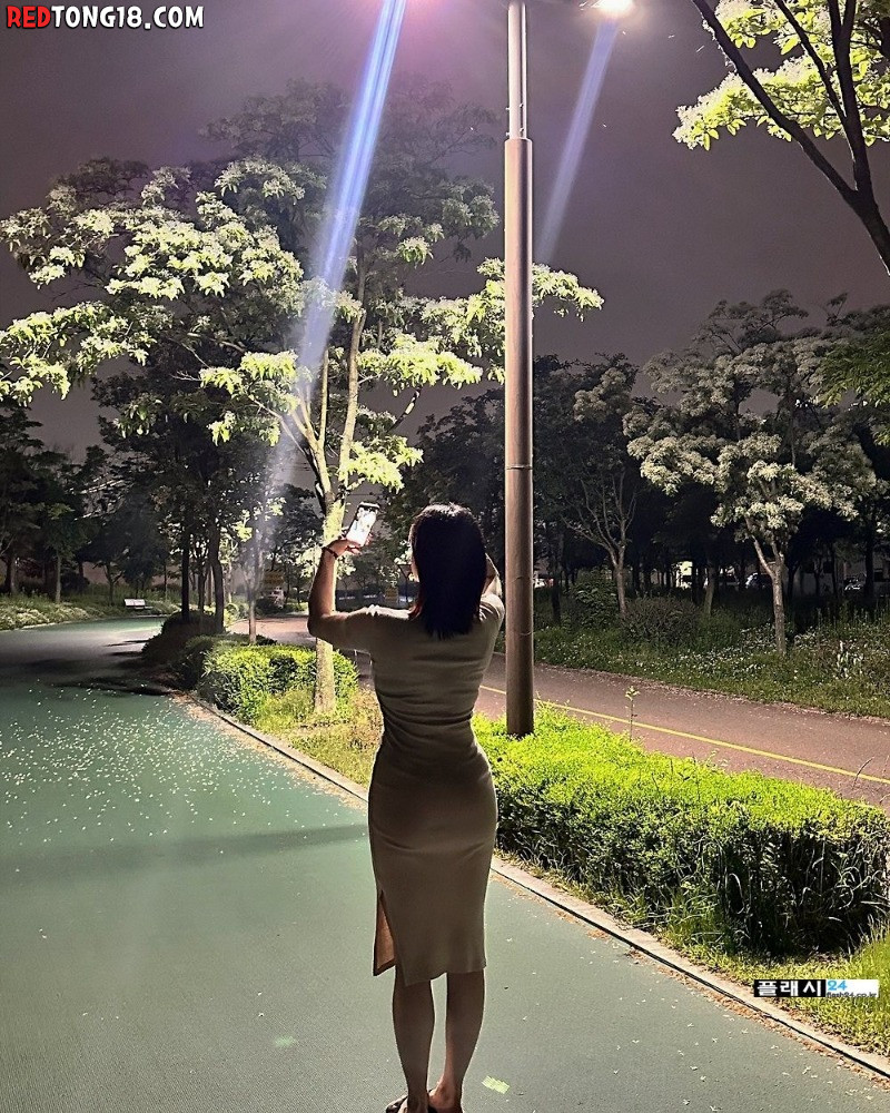 ㅇㅎ)미시룩입고 나들이 나온 명아추 실제 느낌