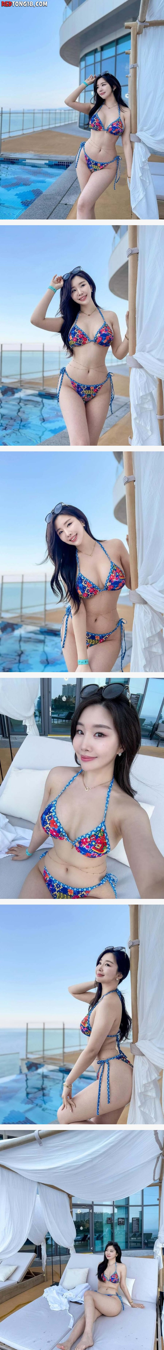 에겐남들도 뒤돌아보는 역대급 비키니녀