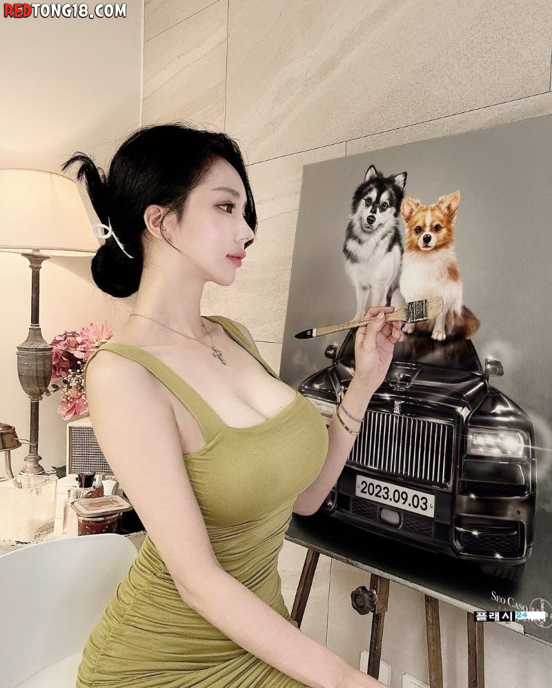 팝아트 화가 서카소 서윤 완벽한 비율