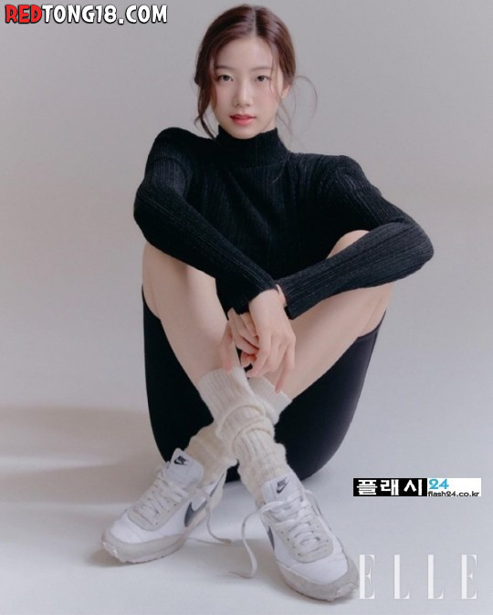 건강미 넘치는 레깅스 르세라핌 카즈하