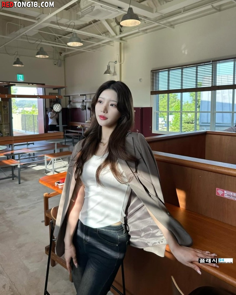 치어리더 윤지나 데이트 여친룩
