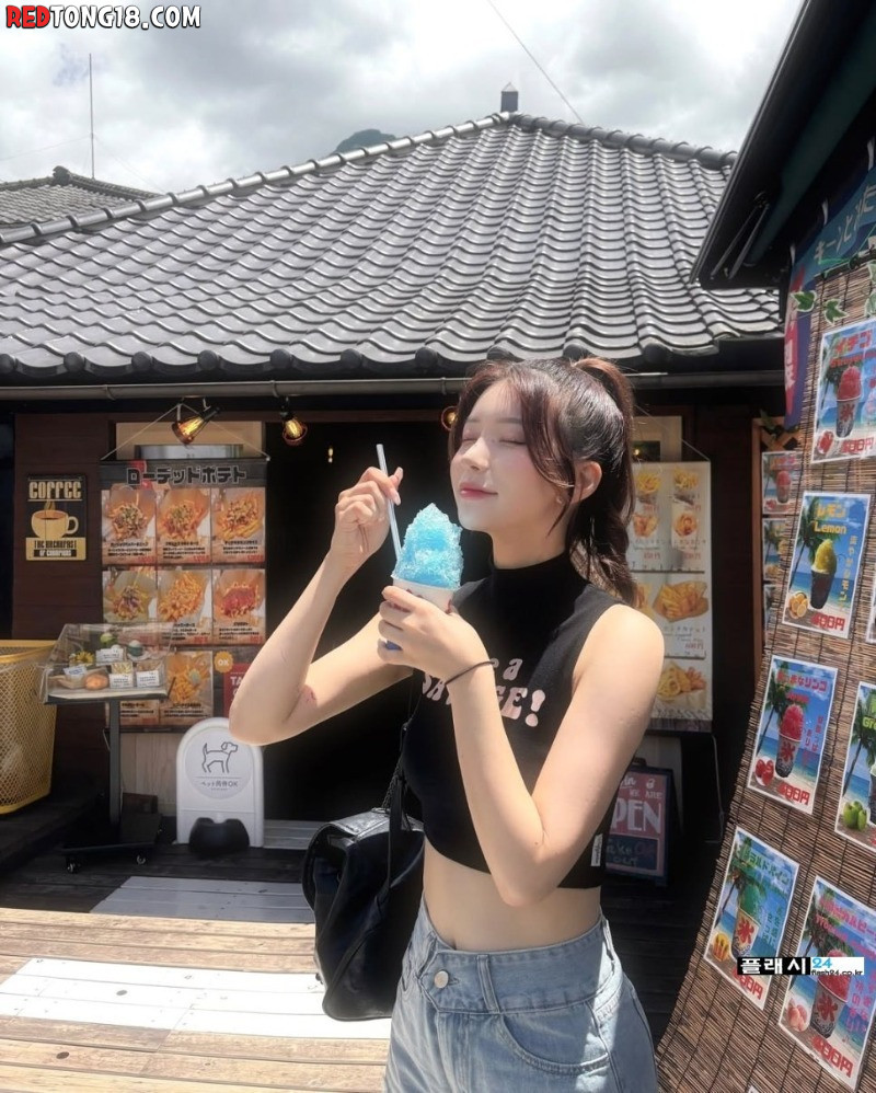 치어리더 윤지나 데이트 여친룩