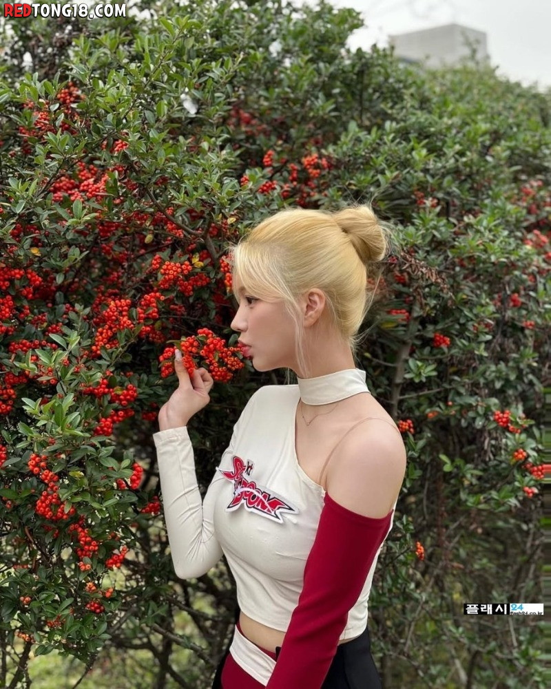 치어리더 윤지나 데이트 여친룩