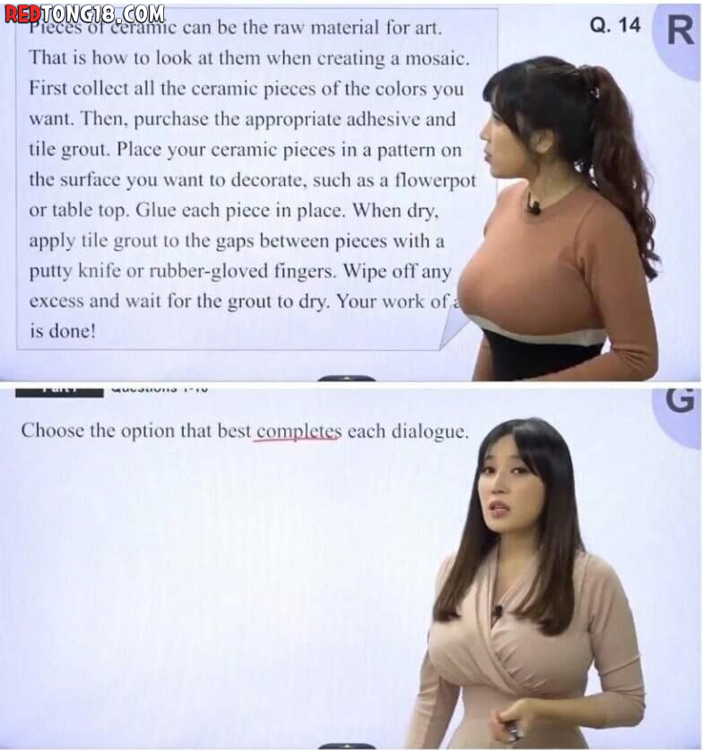 남학생 출석률이 엄청 좋다는 학원 강사 몸매
