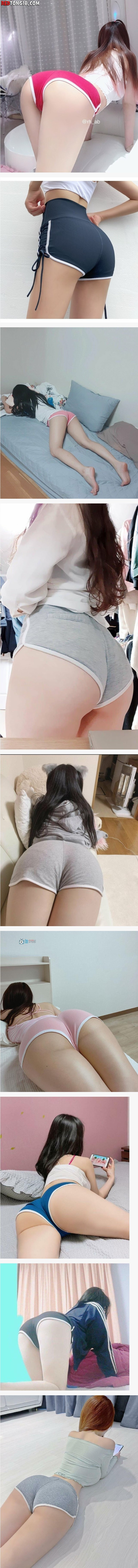 돌핀팬츠 착용한 MZ 처자들 모음